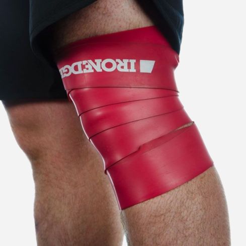 IronEdge 7 Foot Compression Band on knee