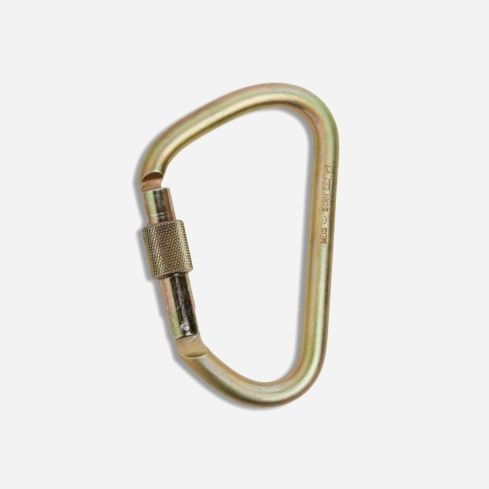 IronEdge Carabiner High Tensile Steel Screw Gate