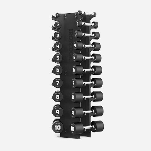 Iron Edge 1kg-10kg Micro Dumbbell Set With Rack 