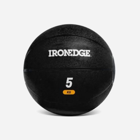 IronEdge 5kg Black Medicine Ball