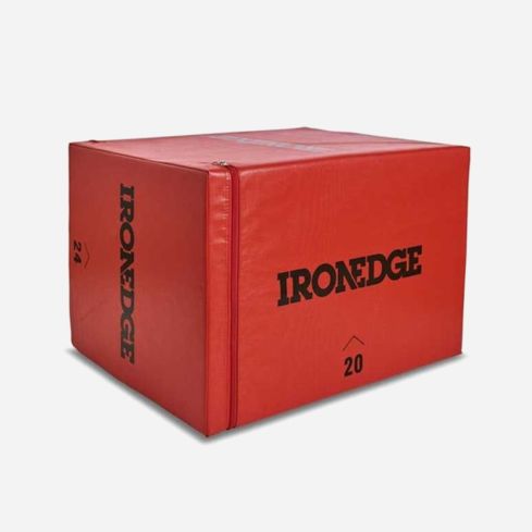 IronEdge REPLACEMENT COVER- 3 In 1 Foam Plyometric Box Red