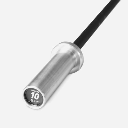 IronEdge 10kg Technique Barbell with Black bar