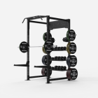 Iron Cage Half Rack with Shelving