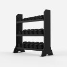 IE Hex Head Dumbbell Set 20-60kg (Pairs) with Rack
