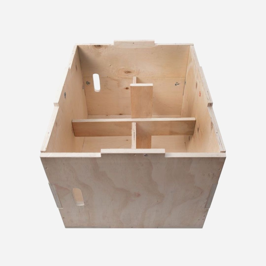 3-in-1 Plyometric Box - Wooden