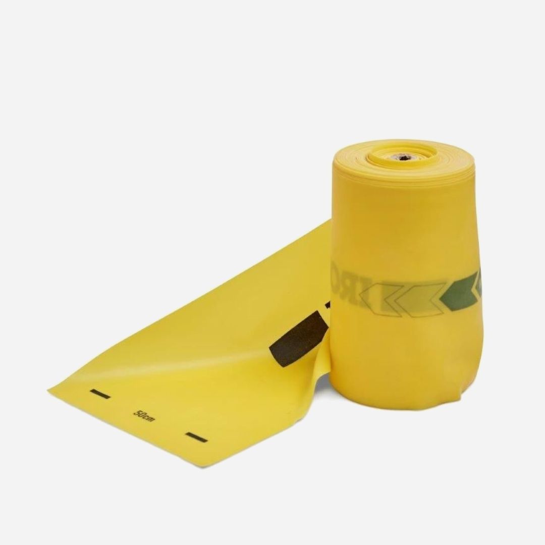 Flat Resistant Band 23m - Yellow - Medium