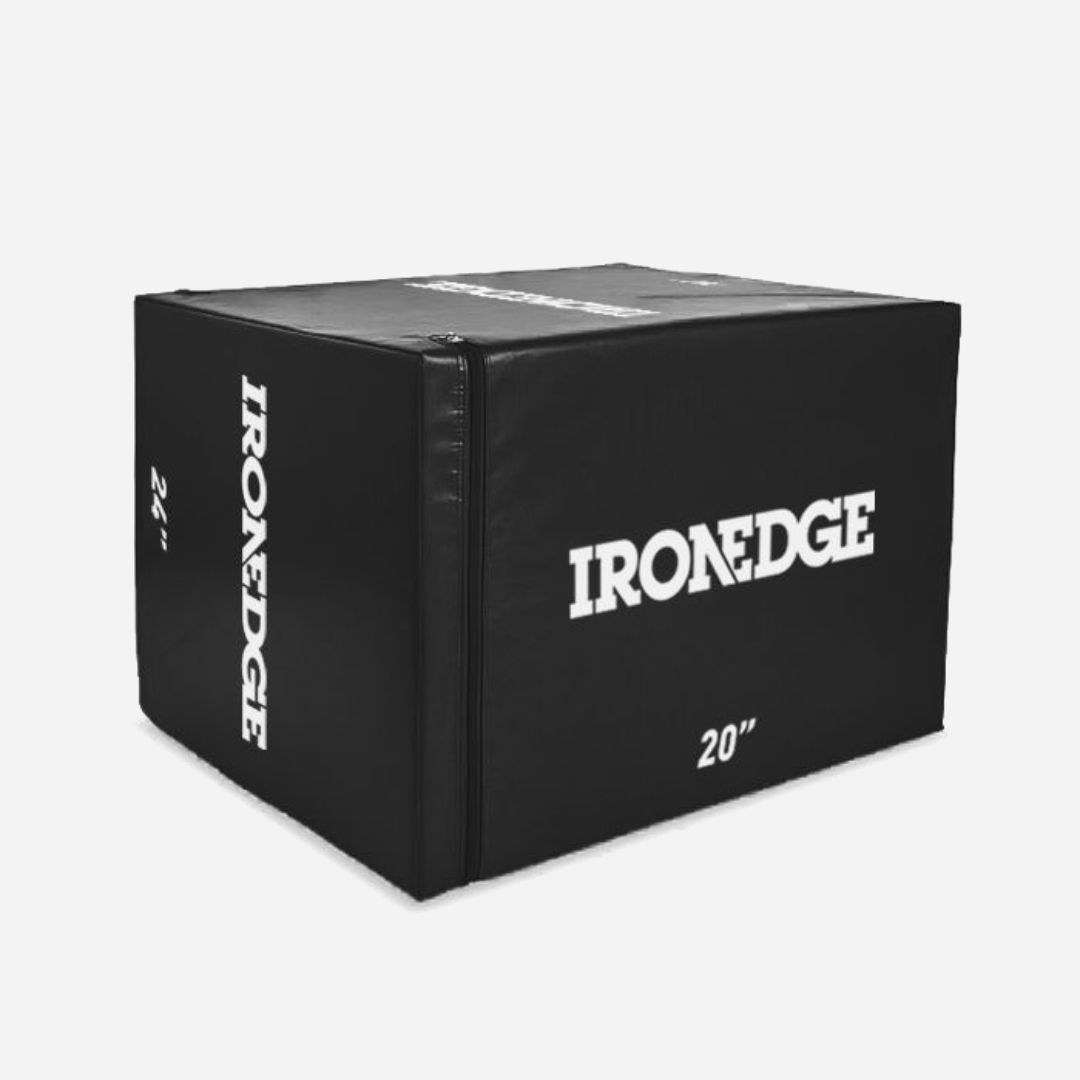 3-in-1 Plyometric Box - Foam - Black