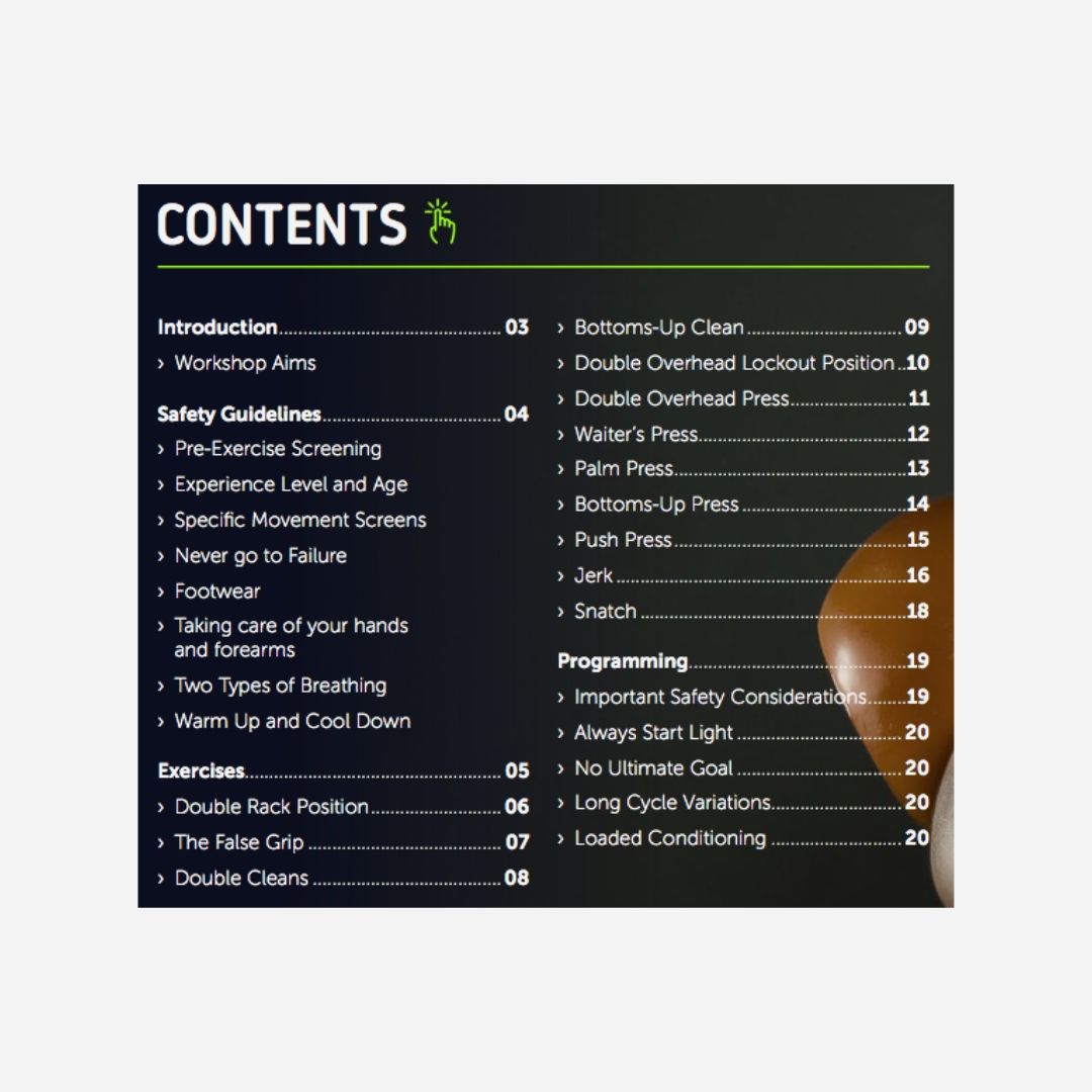 Kettlebell Lifting Level 2 - EBook