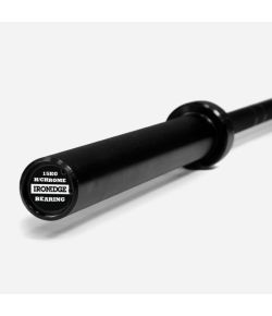 15kg Black Hard Chrome Barbell with Bearing Sleeve
