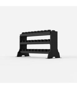 IE Hex Head Dumbbell Set 12.5kg-40kg (pairs) with Modular Rack