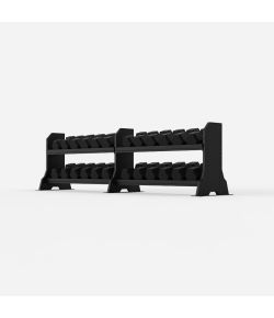 IE Hex Head Dumbbell Set 35-60kg (Pairs) with Double Rack