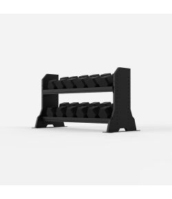 IE Hex Head Dumbbell Set 42.5-60kg (Pairs) with Rack