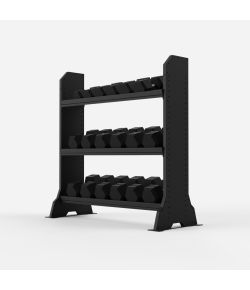 IE Hex Head Dumbbell Set 20-60kg (Pairs) with Rack